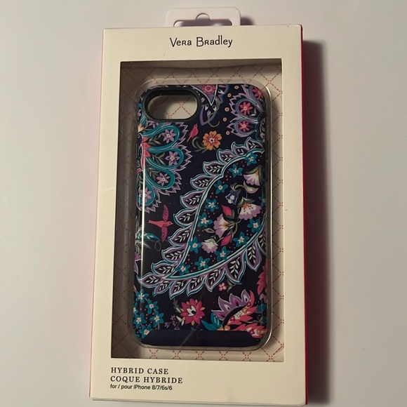 Vera Bradley French Paisley iPhone Case for iPhone 8/7/6/6S/SE 2020/SE 2022 - Picture 1 of 11